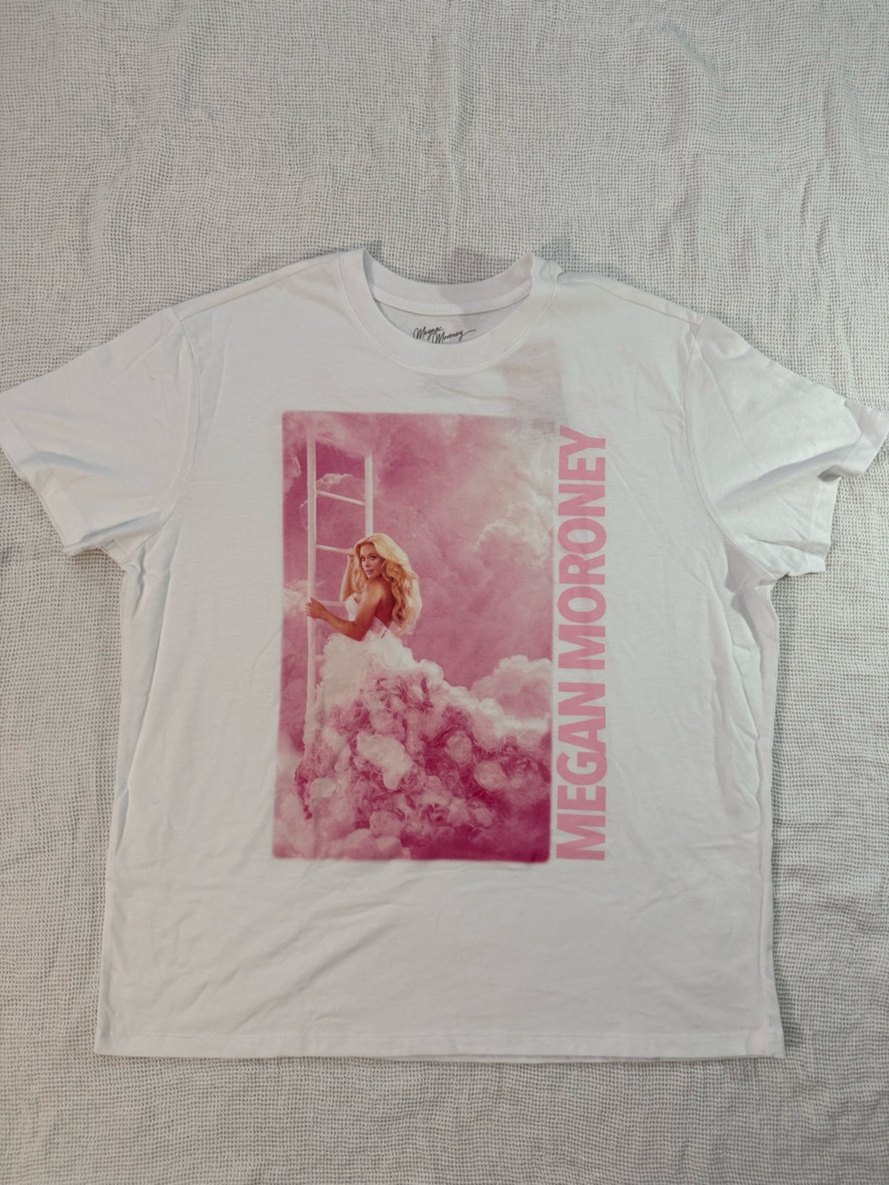 Megan Moroney Cloud 9 white t-shirt Size L